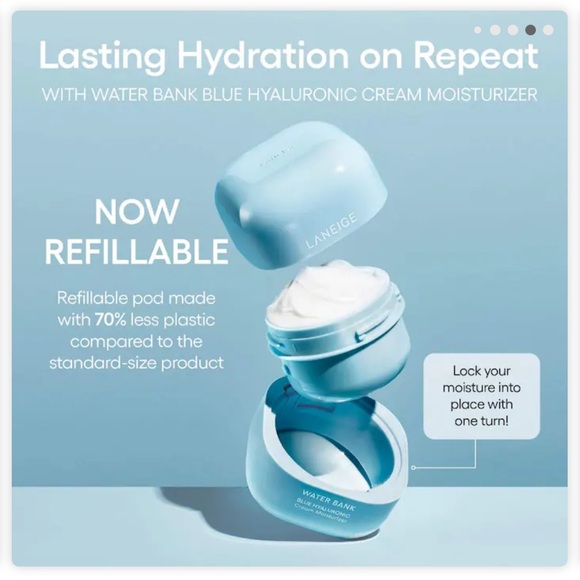 *✨HP✨🆕*NEW* LANEIGE | TRAVEL | Water Bank Blue Hyaluronic Cream Moisturizer - Picture 14 of 16